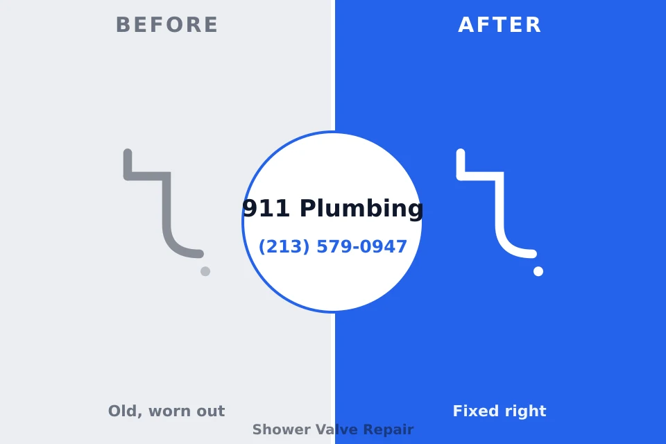 Before and after: plumbing repair Emigration Canyon, UT